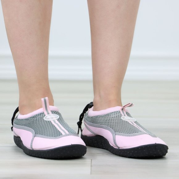 Pink Slip On Water Shoes Under Water Swimming For Beach, Pool Or River - Picture 4 of 13